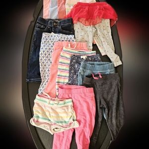 Lot of Size 18 Months Baby Girl Pants